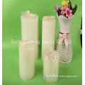 Scented Candles Aoyin Handmade High Quality White Pillar Size 2.5x4" 290g